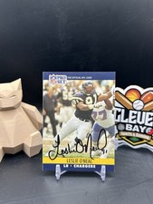 Leslie O'Neal Autographed Signed 1990 Pro Set #632 Chargers IP Auto No COA (JDD)