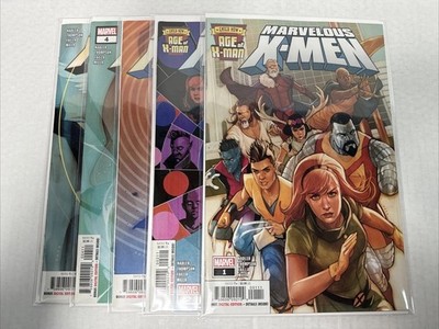 Age of X-man Marvelous X-Men #1-5 Complete Set Marvel Comics 2019