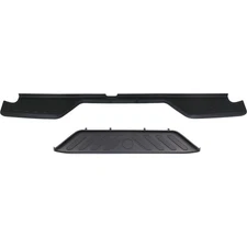 Bumper Step Pad For 2005-2021 Nissan Frontier Upper and Lower Black Set of 2