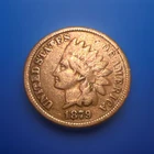 1879 Indian Head Cent 1c Penny Better Grade VF Details. Partial Liberty
