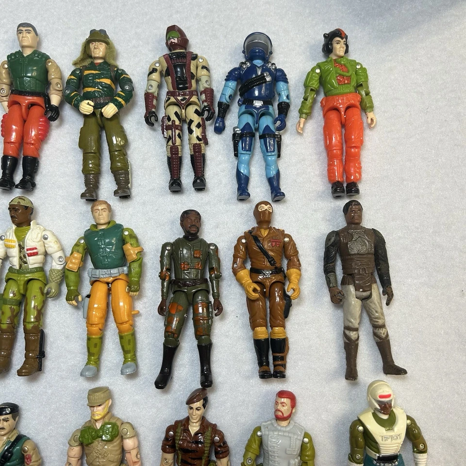Vintage 1980s G.I. GI Joe Lot ARAH 3.75 Action Figures Vehicles Accessories  - Image 3 of 4