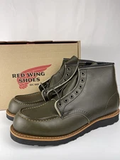 RED WING 8828 Classic Moc Toe Alpine Portage Heritage Boot Sz 10 D Seconds