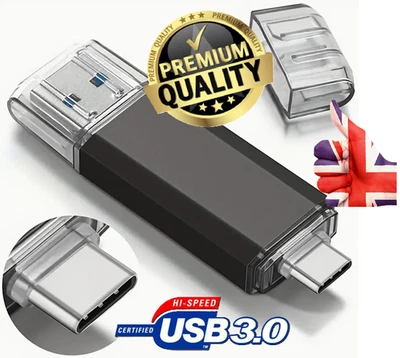 UDATA 128GB Memory Stick USB 3.0 Type-C Photo stick Flash Pen Drive Android/Samsung/PC