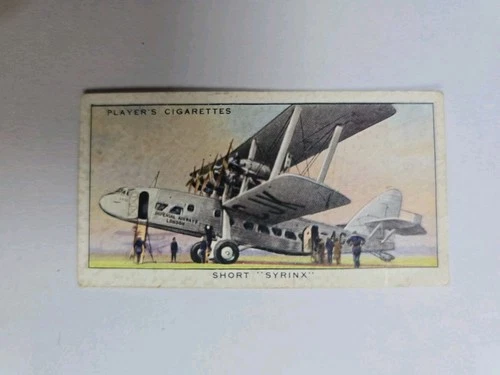 Cigarette card  John Players -aeroplanes Civil  - no 21  free postage - lot 1009