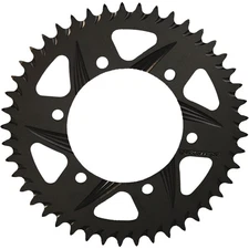 Vortex F5 Rear Aluminum Sprocket Black Hardcoat - 525 - 47-Tooth 435CK-47