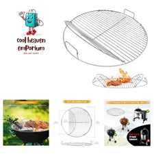 Replacement Cooking Grate, Hinged Cooking Grate for 22” Charcoal Grill
