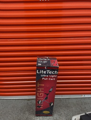 Knight LiteTech Folding 2 Wheel Golf Bag Cart Carrier Push Pull Stroller New - Picture 2 of 11