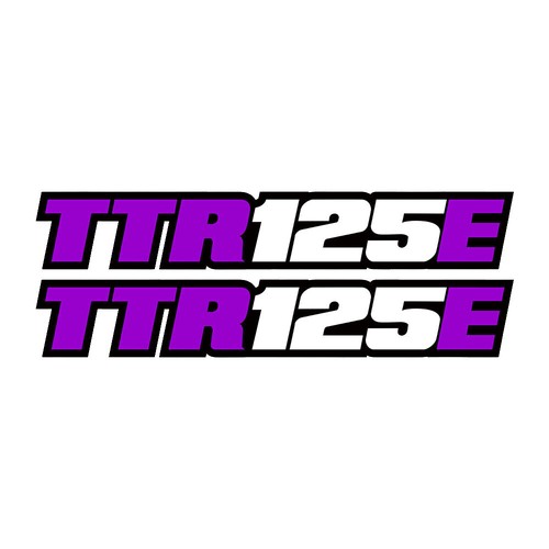 For 2003-2009 Yamaha TTR125E Motorcycle Swing Arm Decal Sticker Graphics Kit 2pc - Foto 6 di 16