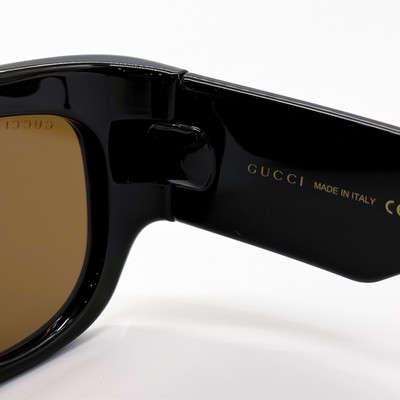 NEW GUCCI GG1545S 002 OVERSIZED BROWN WOMEN SUNGLASSES GUCCI  display picture 3