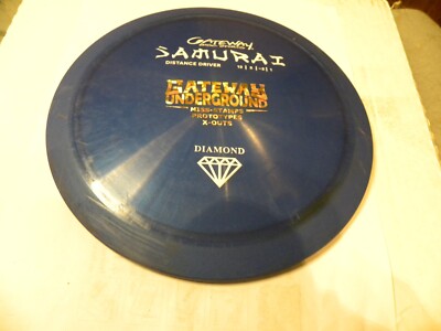 Gateway Disc Diamond Samurai 174 gram golf disc Gateway Underground stamp
