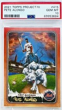 2021 Topps Project 70 Pete Alonso By CES Card #415 PSA 10 💎 PSA Low Pop 1!