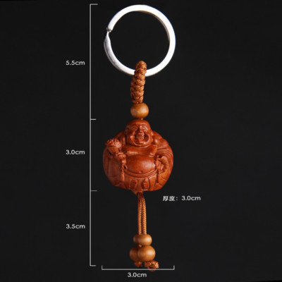 Gexifei Amuleto Con Ciondolo Portachiavi Con Statua In Miniatura In - Foto 8