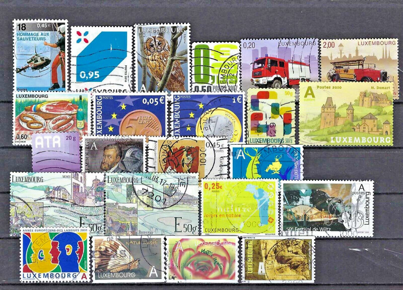 Luxembourg 1999-2016 #1004**#1447 Used Assortment