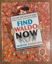 Vintage Find Waldo Now Martin Handford Book Search Hardcover 1st US Edition 1988
