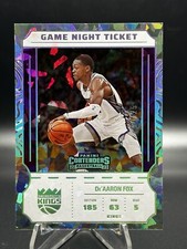 2022-23 Panini Contenders Game Night Ticket #1 De'Aaron Fox Cracked Ice #14/25