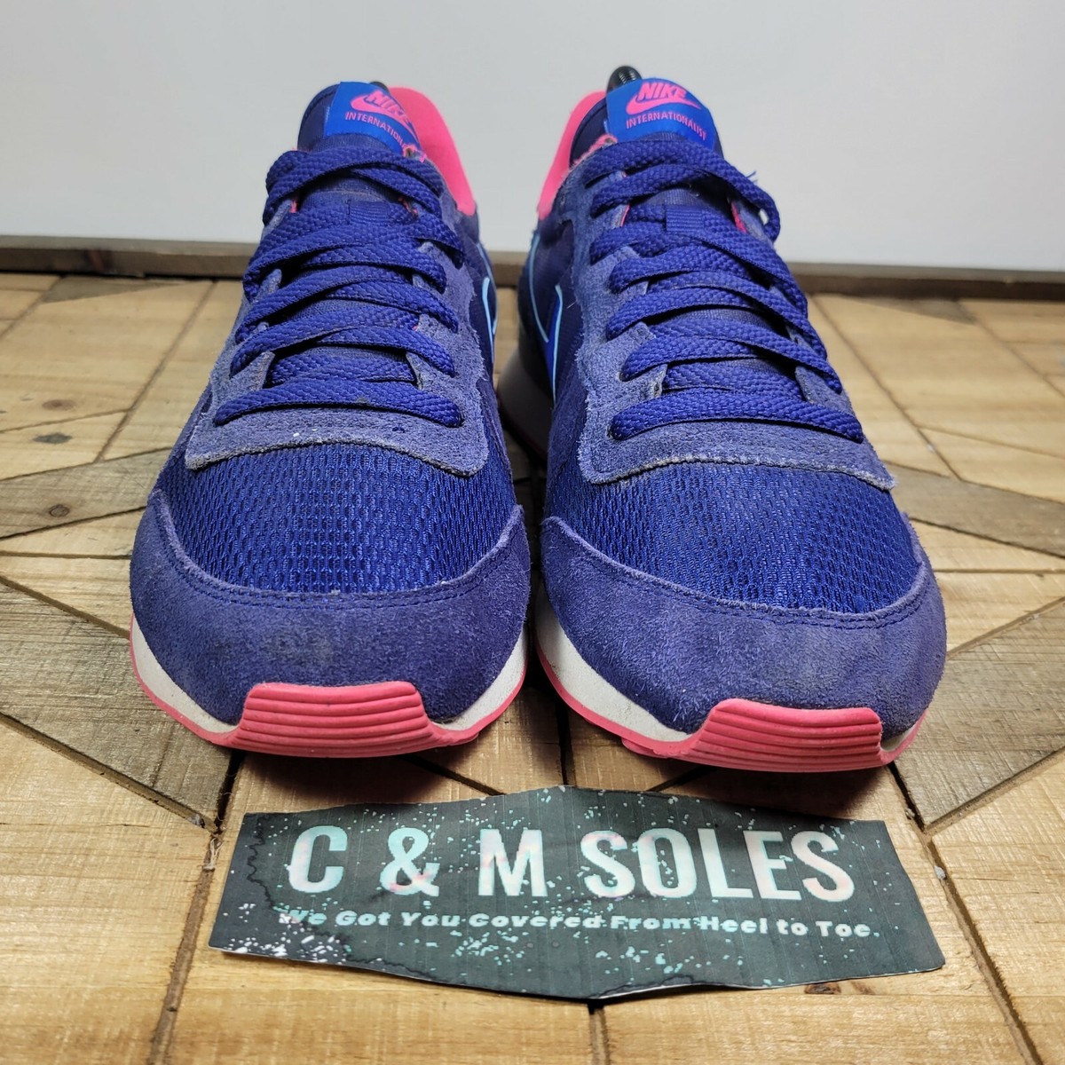 Leed vangst Overtreden Nike Internationalist WMNS Sz US 11 Blue Pink Running Shoes 629684-402 Rare 🔥 | eBay Leed vangst Overtreden Nike Internationalist WMNS Sz US 11 Blue Pink Running Shoes 629684-402 Rare 🔥 | eBay