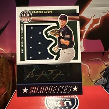 2023 Stars & Stripes Brayden Taylor Silhouettes Black Gold Auto Relic  /85 Rays
