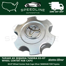 New 1pc TOYOTA Sequoia 2003 04 05 06 07 CENTER HUB CAP SILVER 560-69440 17"WHEEL