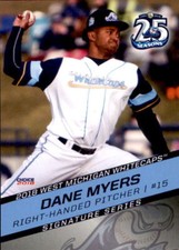 2018 West Michigan Whitecaps Choice #14 Dane Myers Katy Texas TX Baseball Card
