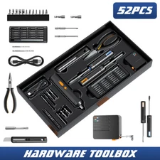52-Pieces Multifunctional Hardware Tool Set, Gift Combination Tool Box, Dual-Use