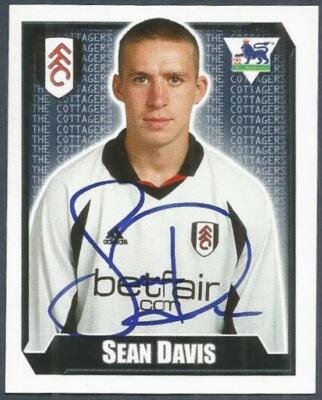 MERLIN 2003 - FA PREMIER LEAGUE - 10TH EDITION - #245 - FULHAM - SEAN DAVIS
