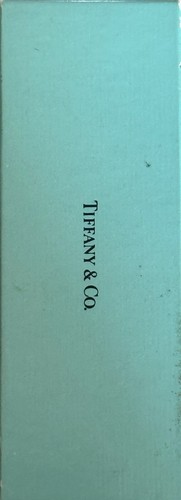 Tiffany & Co. Pen T Clip Black Enamel Sterling Silver 925 Clip With Box & Pouch - Picture 3 of 3