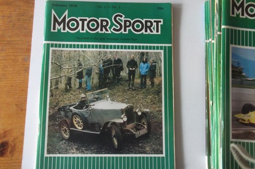 Motorsport Magazin Februar 1978 - auch ideales Geburtstagsgeschenk!