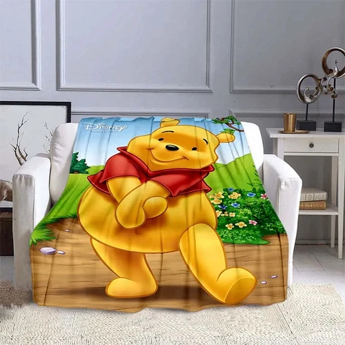 Manta de franela para niños 3D Winnie Pooh manta de dormitorio manta para dormir regalo - Imagen 13 de 13