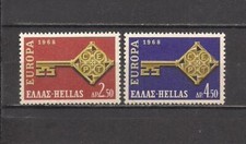 Griechenland (1968) Mi.Nr. 974 + 975 postfrisch ** / mnh (6ge09) EUROPA CEPT