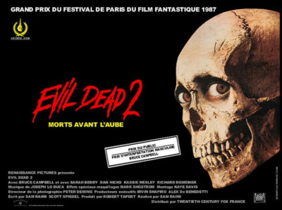 Póster De La Película Evil Dead II (Posesión Infernal 2) - Con Bruce Campbell Y Ash, Reproducción Decorativa