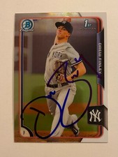 Drew Finley Signed Bowman Chrome #173 2015 Card New York Yankees Auto MLB RAD