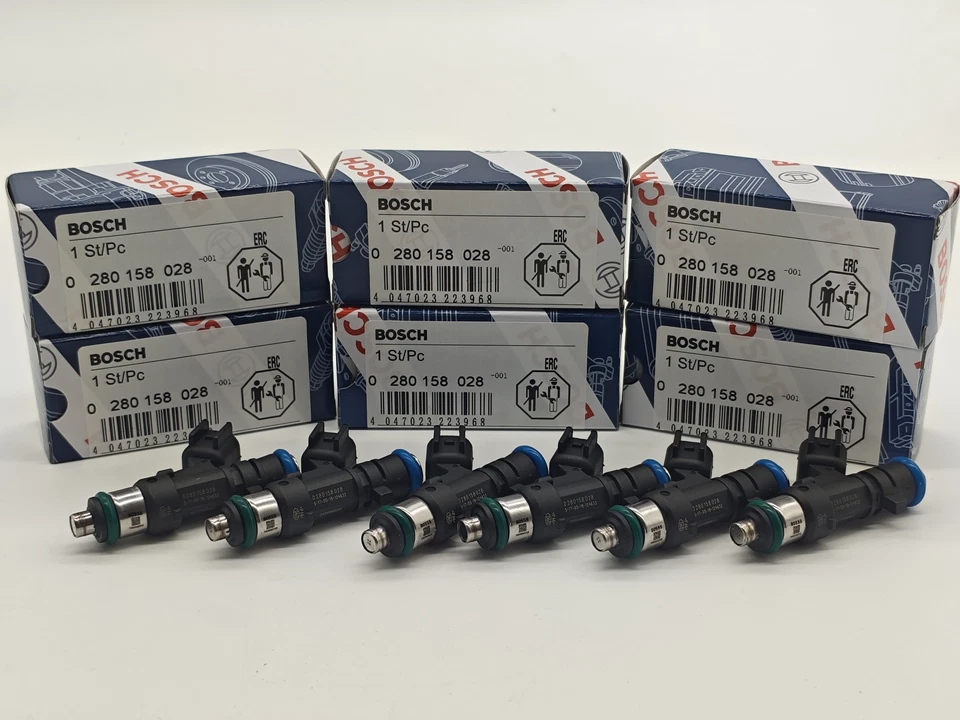 6X NEW Bosch Fuel Injectors Fits For 04-10 Chrysler Dodge 2.7L 3.5 3.8 4.0 Us Foto 3 de 4