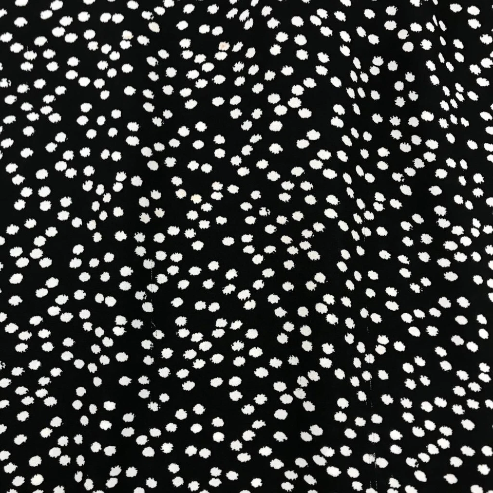 Blusa ligera Chaus Top para mujer 3X lunares negros mangas 3/4 Foto 3 de 4