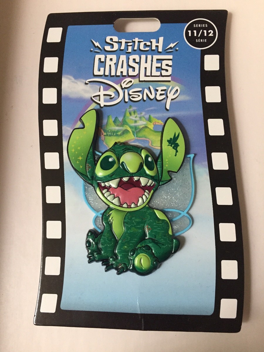 Disney STITCH CRASHES Peter Pan Tinker Bell Pin 11/12