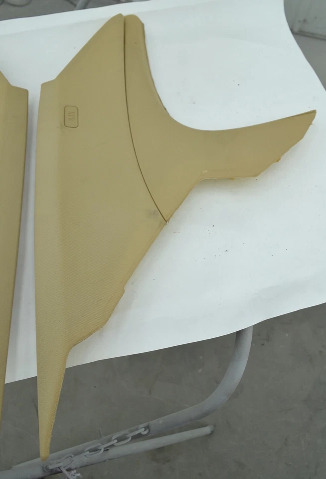 Juego de cubiertas de pilar trasero BMW 530xi 2005-2010 beige E60 525i 530i 528 E60 tostado Foto 3 de 3