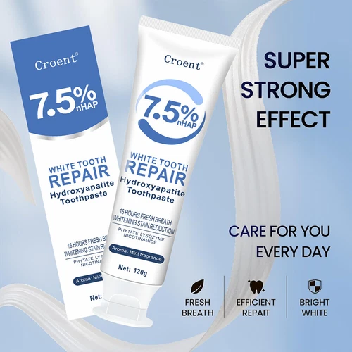 1~5X Hydroxyapatite Toothpaste for Enamel Protection,Gentle Mint, Fresh Breath - Picture 11 of 18