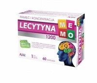 Lecytyna Memo 1200, 60 Kaps. Konzentration GedäChtnis Sojalecithin Gehirn