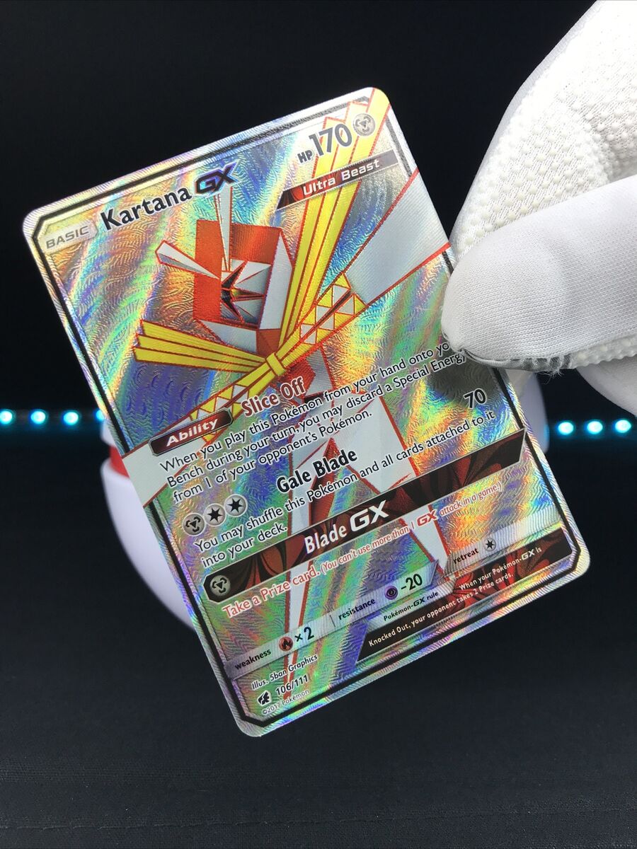 Kartana GX - 106/111 - Full Art Ultra Rare - Pokemon Singles