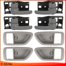 Inside Door Handle & Bezel Driver Passenger For TOYOTA SEQUOIA TUNDRA 4pcs set