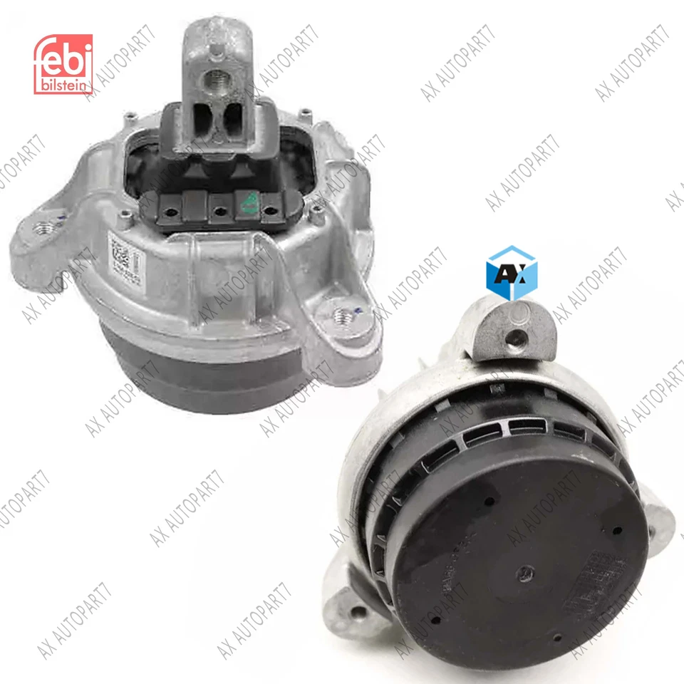 FEBI Engine Mount L&R 2Pcs For BMW 5 6 7 Series F07 F02 F06 F10 535i 640i - Image 3 of 4