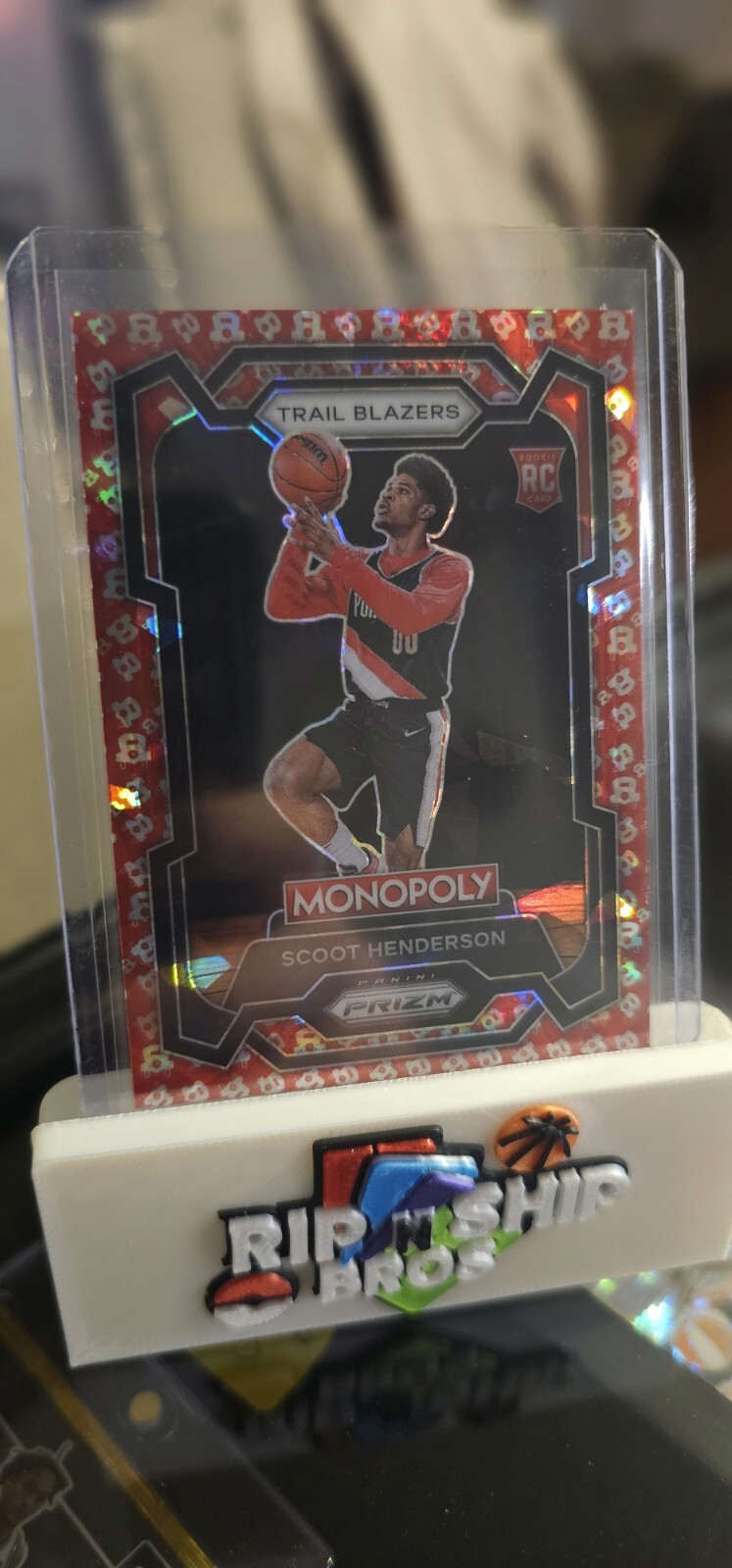 2023-24 Panini Prizm Monopoly - Free Parking Prizm #75 Scoot Henderson (RC)