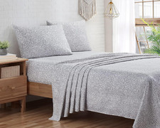 - Queen Size Sheet Set, 4-Piece Boho Floral Damask Patterned Bedding, Soft  Wri