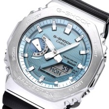 CASIO G-SHOCK GBM-2100A-1A2JF Metal Case Bluetooth Solar Watch Blue Dial 44.4mm