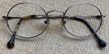 Vintage Ellen Tracy T 201-15 Gold Tortoise Round Sunglasses FRAMES ONLY