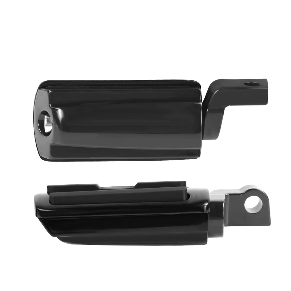 Un par de estriberas personalizadas negras y de goma para Harley Sportster Seventy Two 2012-2016 Foto 4 de 4