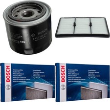 BOSCH Inspektionspaket Filterset für Hyundai Ioniq 1.6 GDi Hybrid KIA Niro