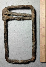 Huge Civil War Relic 61/2 In. heavy duty oxen buckle dug Central Va. 5.00
