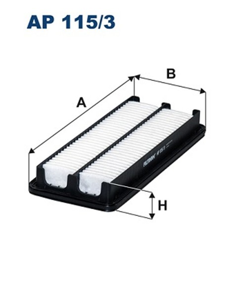 Luftfilter Filtron AP 115/3 Filtereinsatz FüR Fiat 124 Spider 348 Mazda MX 4 RF-image
