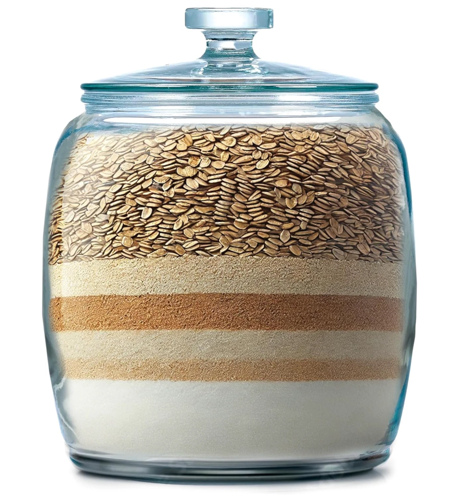 2.5 Gallon Large Glass Storage Jar with Lid, Bulk Grain Pantry Storage Jars
Opens in a new window or