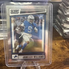 2022 PaniniChronicles - Score Rookies Jameson Williams #SP-377 Silver Prizm (RC)